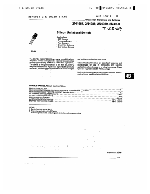 2N4988 Datasheet PDF General Semiconductor
