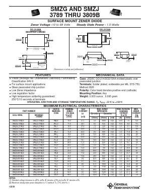 SMZJ3803 Datasheet PDF General Semiconductor