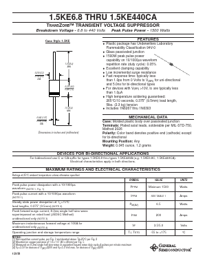 1N6285A Datasheet PDF General Semiconductor