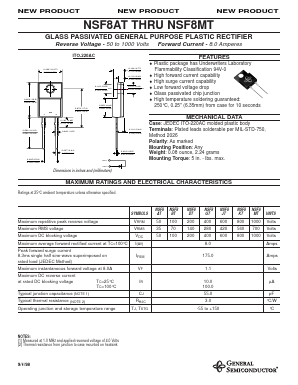 NSF8KT Datasheet PDF General Semiconductor
