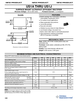 US1D Datasheet PDF General Semiconductor