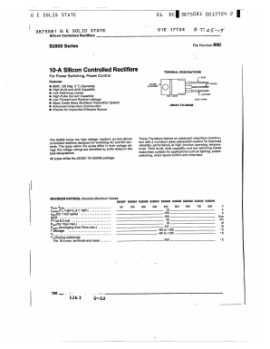 S2800N Datasheet PDF GE Solid State