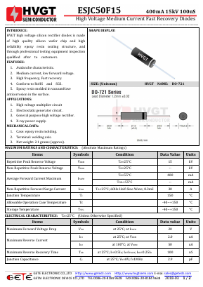 ESJC50F15 Datasheet PDF getedz electronics