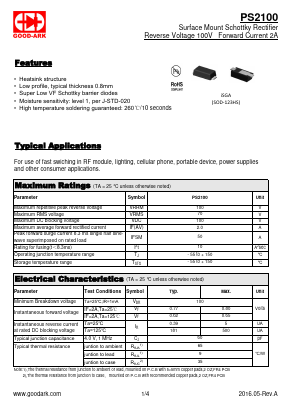 PS2100 Datasheet PDF GOOD-ARK