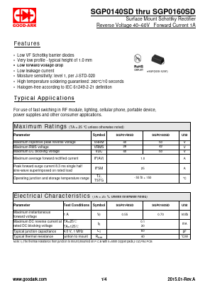SGP0140SD Datasheet PDF GOOD-ARK
