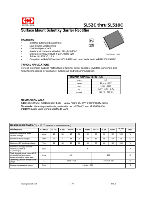 SL54C Datasheet PDF GOOD-ARK
