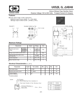 U05B4B48 Datasheet PDF GOOD-ARK