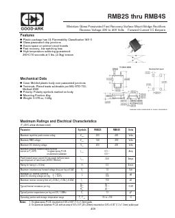 RMB2S Datasheet PDF GOOD-ARK