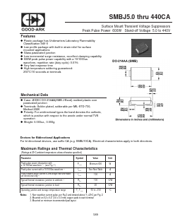 SMBJ350C Datasheet PDF GOOD-ARK