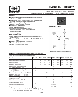 UF4004 Datasheet PDF GOOD-ARK