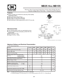 MB2S Datasheet PDF GOOD-ARK