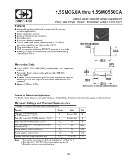 1.5SMC82CA Datasheet PDF GOOD-ARK
