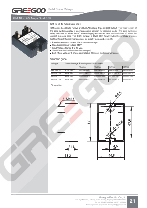 GM1544ZD1 Datasheet PDF GREEGOO Electric Co.,Ltd.