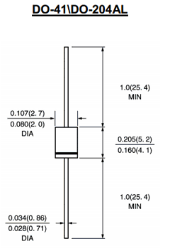 1N4001 Datasheet PDF Gulf Semiconductor