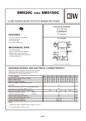 SM520C Datasheet PDF Goodwork Semiconductor Co., Ltd.