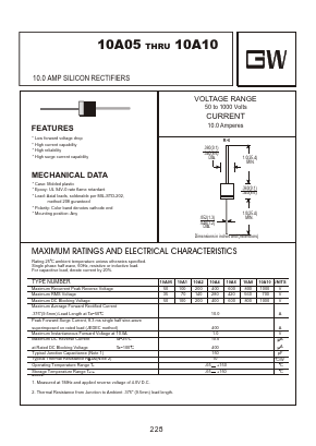 10A05 Datasheet PDF Goodwork Semiconductor Co., Ltd.