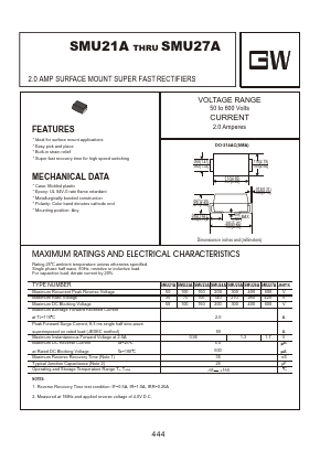 SMU24A Datasheet PDF Goodwork Semiconductor Co., Ltd.