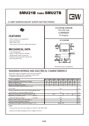 SMU24B Datasheet PDF Goodwork Semiconductor Co., Ltd.