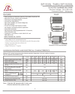 SP1545L Datasheet PDF Gaomi Xinghe Electronics Co., Ltd.