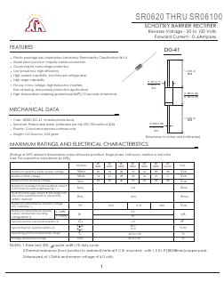 SR0650 Datasheet PDF Gaomi Xinghe Electronics Co., Ltd.