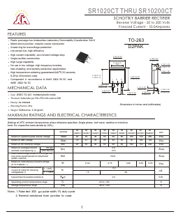 SR1080CT Datasheet PDF Gaomi Xinghe Electronics Co., Ltd.