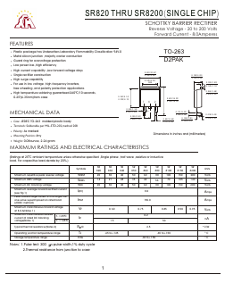 SR880 Datasheet PDF Gaomi Xinghe Electronics Co., Ltd.