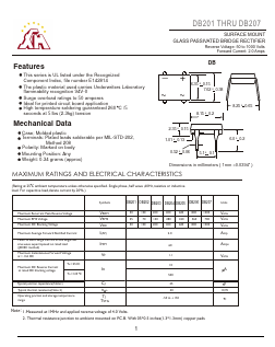 DB202 Datasheet PDF Gaomi Xinghe Electronics Co., Ltd.