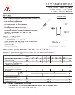 SR5150L Datasheet PDF Gaomi Xinghe Electronics Co., Ltd.
