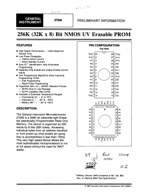 27256-15IR Datasheet PDF General Semiconductor