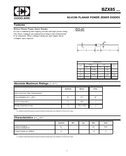 BZX85/C68 Datasheet PDF GOOD-ARK1