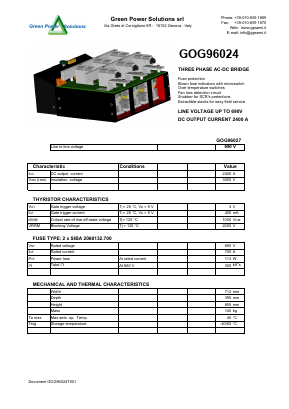 GOG96024 Datasheet PDF Green Power Semiconductors