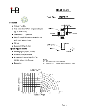 S30EB7C Datasheet PDF HB Electronic Components
