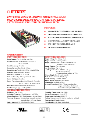 HVP180-22 Datasheet PDF HITRON ELECTRONICS CORPORTION