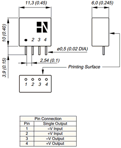 SIM1-0512-SIL4 Datasheet PDF HN Electronic Components