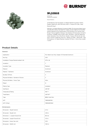 1PLD3503 Datasheet PDF Hubbell Incorporated.