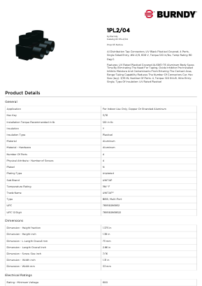 1PL204 Datasheet PDF Hubbell Incorporated.