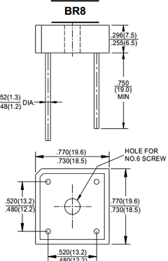 BR1010SG Datasheet PDF HY ELECTRONIC CORP.