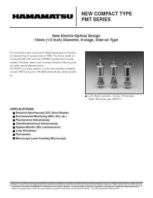 R6353 Datasheet PDF Hamamatsu Photonics