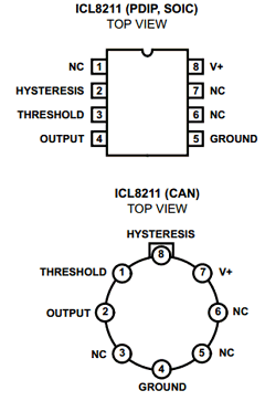 ICL8212 Datasheet PDF Harris Semiconductor