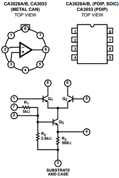 CA3028A Datasheet PDF Harris Semiconductor