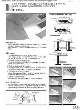685-0029-1 Datasheet PDF HIROSE ELECTRIC