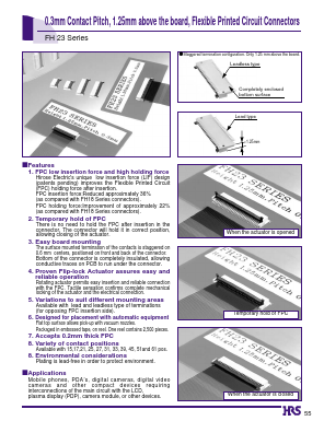 FH23-31S-0.3SHAW Datasheet PDF HIROSE ELECTRIC