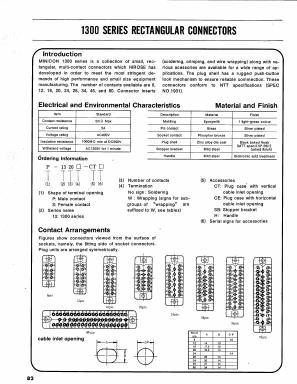 P-1320-CT Datasheet PDF HIROSE ELECTRIC