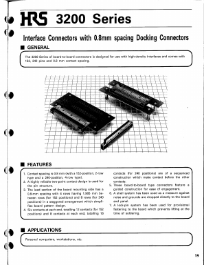 3210A-240PE1 Datasheet PDF HIROSE ELECTRIC