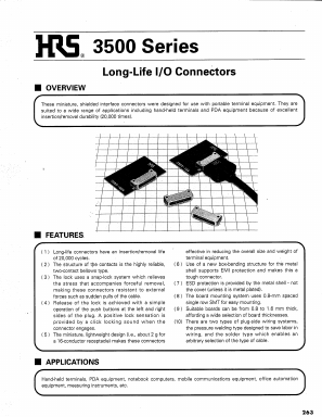 3560A-16S-CV Datasheet PDF HIROSE ELECTRIC