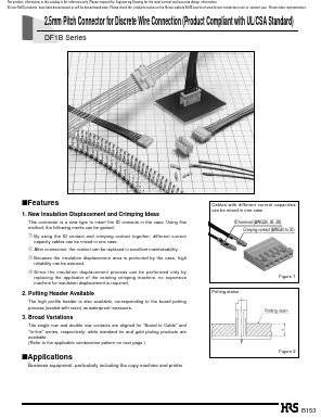 DF1B-8P-2.5DS Datasheet PDF HIROSE ELECTRIC