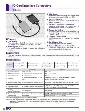 NX60TB-15SAA9-SP Datasheet PDF HIROSE ELECTRIC