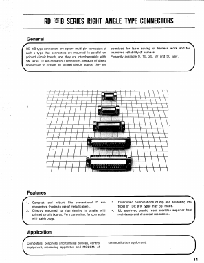RDAB-37P-LN Datasheet PDF HIROSE ELECTRIC