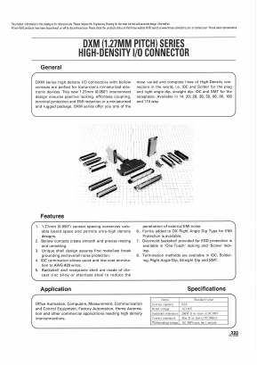 DX10AM-100SE(50) Datasheet PDF HIROSE ELECTRIC