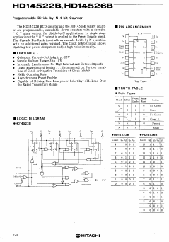 HD14522B Datasheet PDF Hitachi -> Renesas Electronics